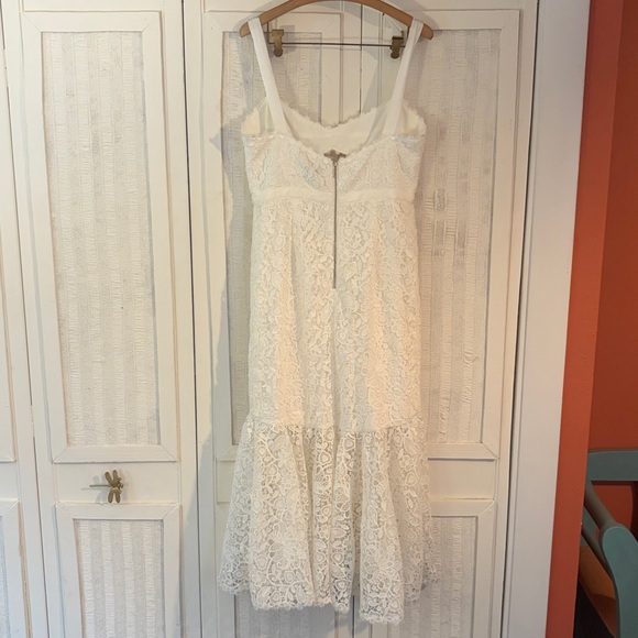 Anthropologie Saylor Malina Sleeveless Lace Cutout Midi Dress size M NWOT - Picture 9 of 10